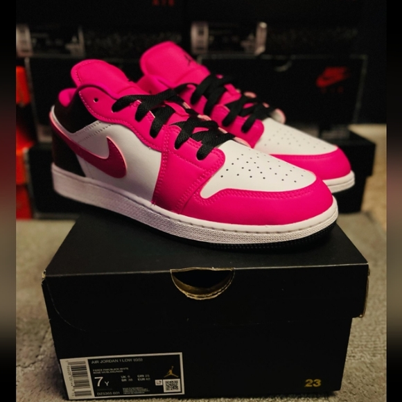 Jordan Other - Air Jordan 1 Low “Fierce Pink” Big Kids 7y (BRAND NEW)